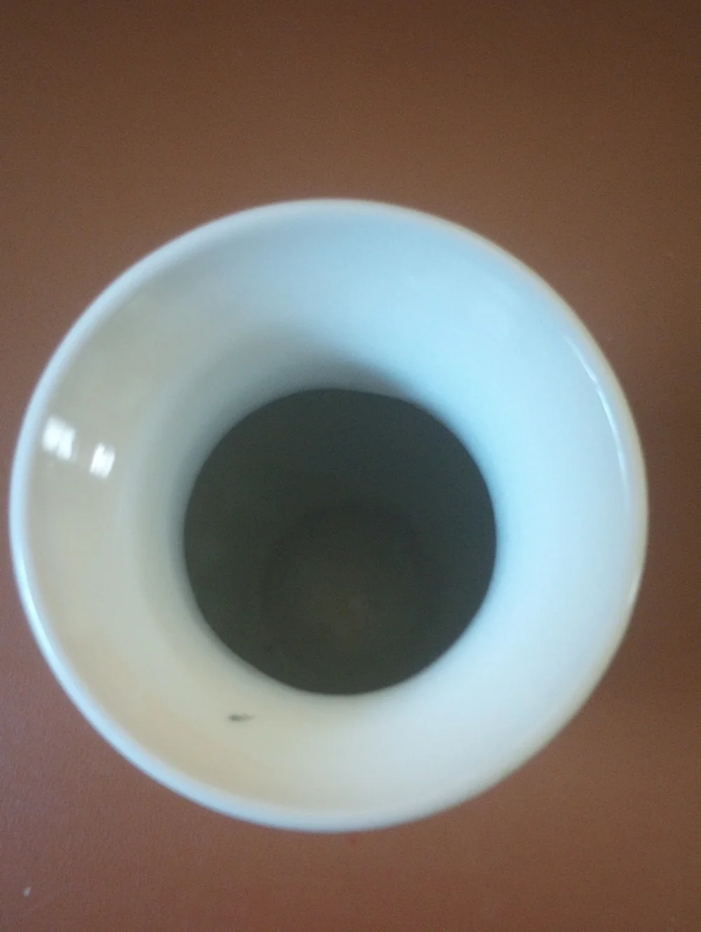 Vintage Ceramic Vase w/ Horses. Cream Green Pink Brown Orange Black